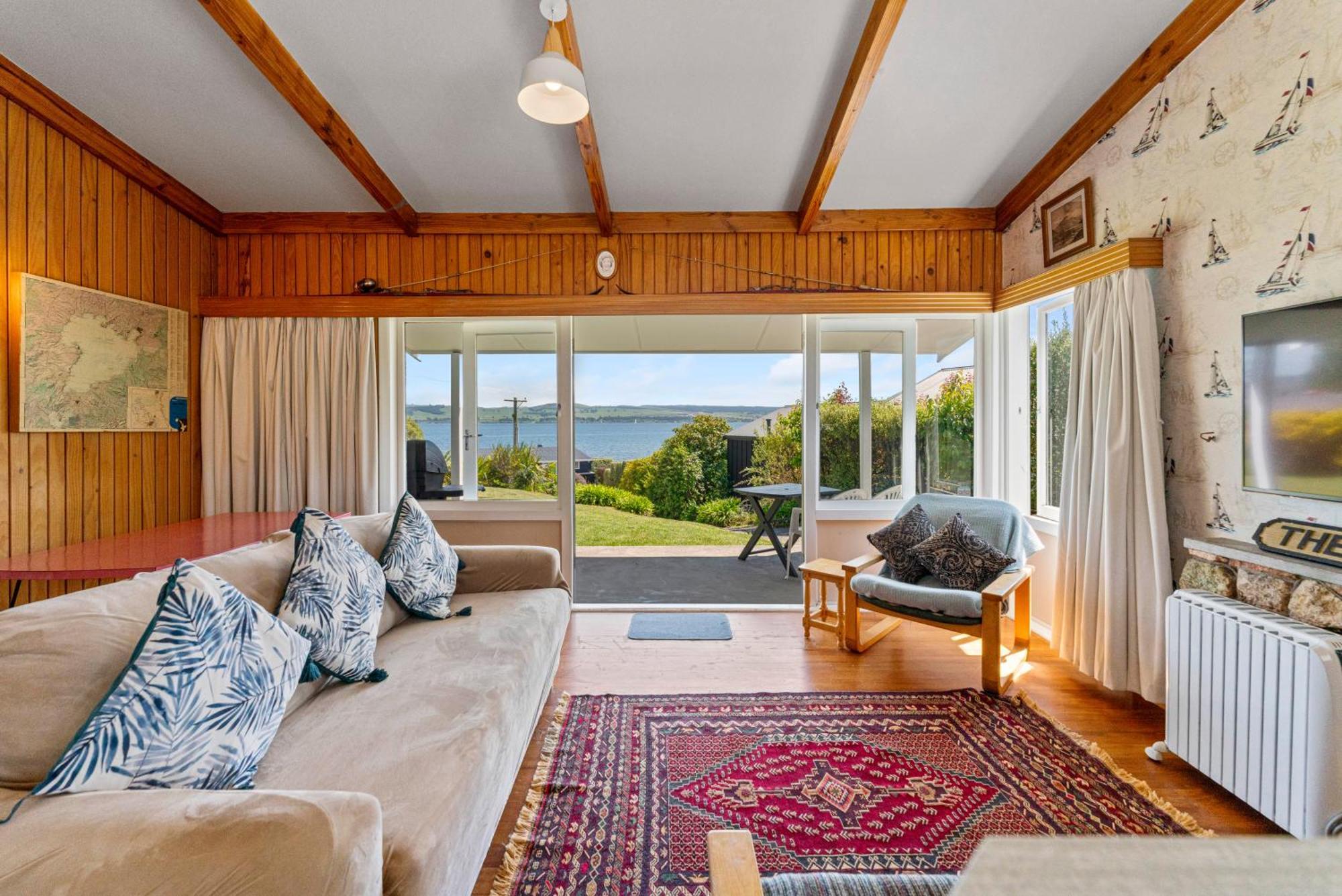 Lakeview Cottage - Rainbow Point Holiday Home Lago Lago Taupo Exterior foto